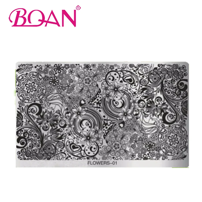 

BQAN Flower Pattern Stamping Nail Art