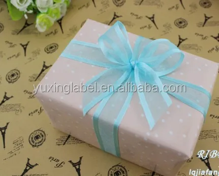 
Organza Ribbons Shimmer Sheer Ribbons for Valentine Gift Wrapping Wedding Decoration 
