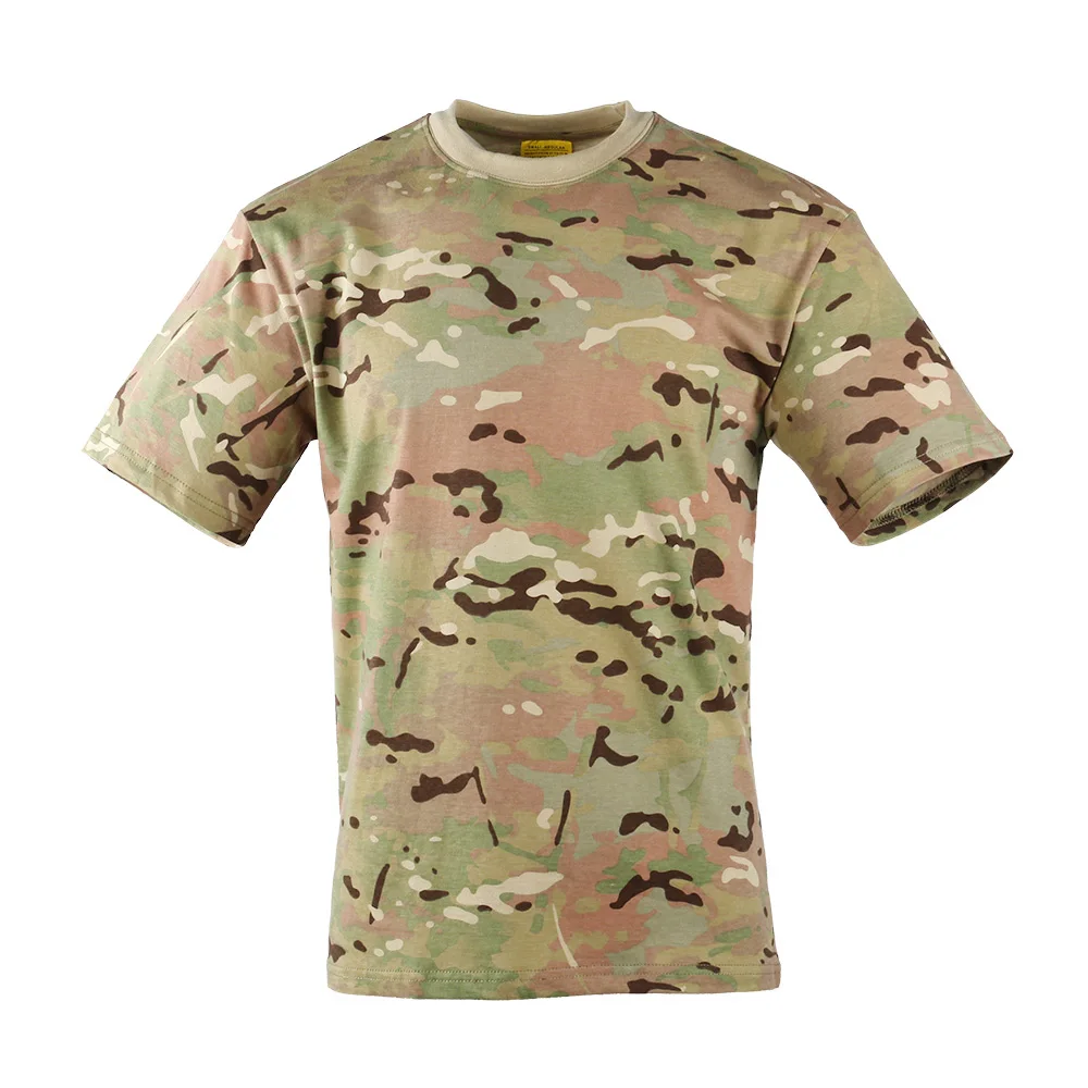 

Custom T Shirt Cotton T Shirt Camouflage T Shirt