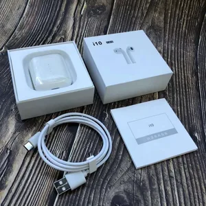 New i10 TWS Wireless Headphone 5.0 Earphone Touch control  With Charging Box Mic  for IPhone Xiaomi