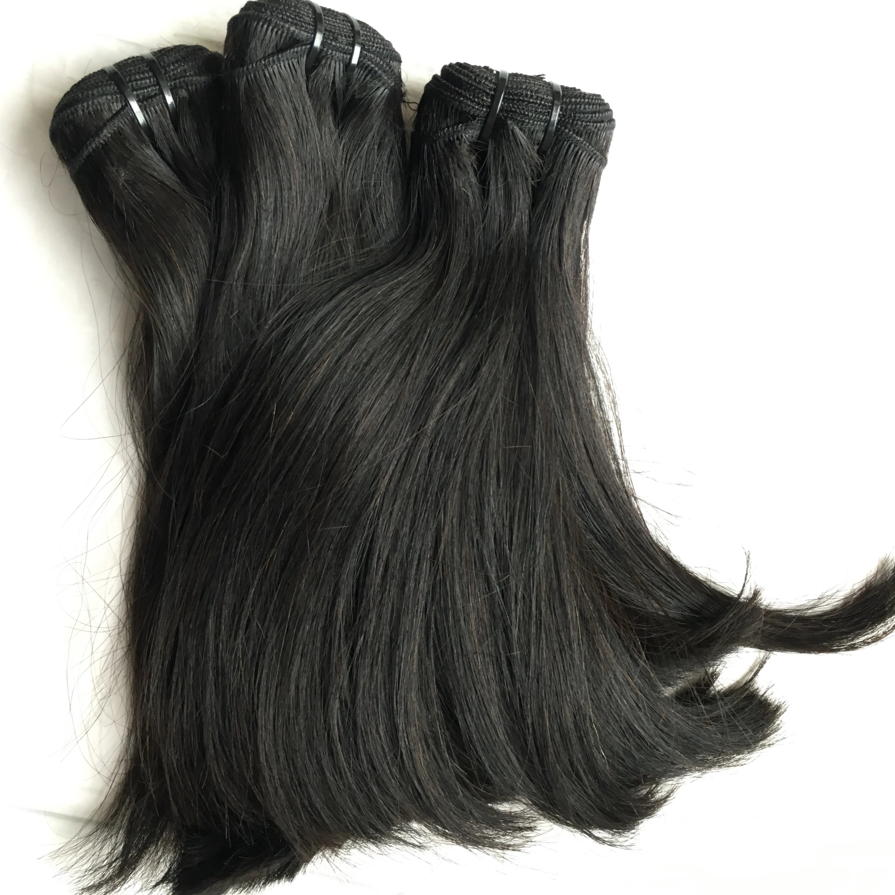 New products soft black silk philippines human hair