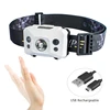 cordless 100 Lumens high power camping sensor rechargeable led headlamp head light led headlights