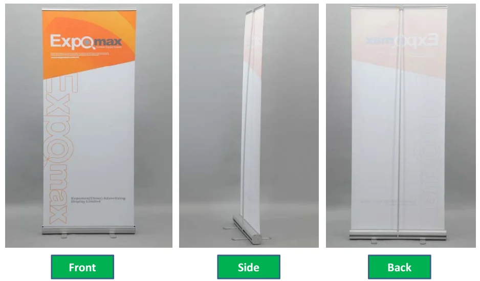 Advertising Digital Hanging Motor Mini Roll Up Banner Roll Up