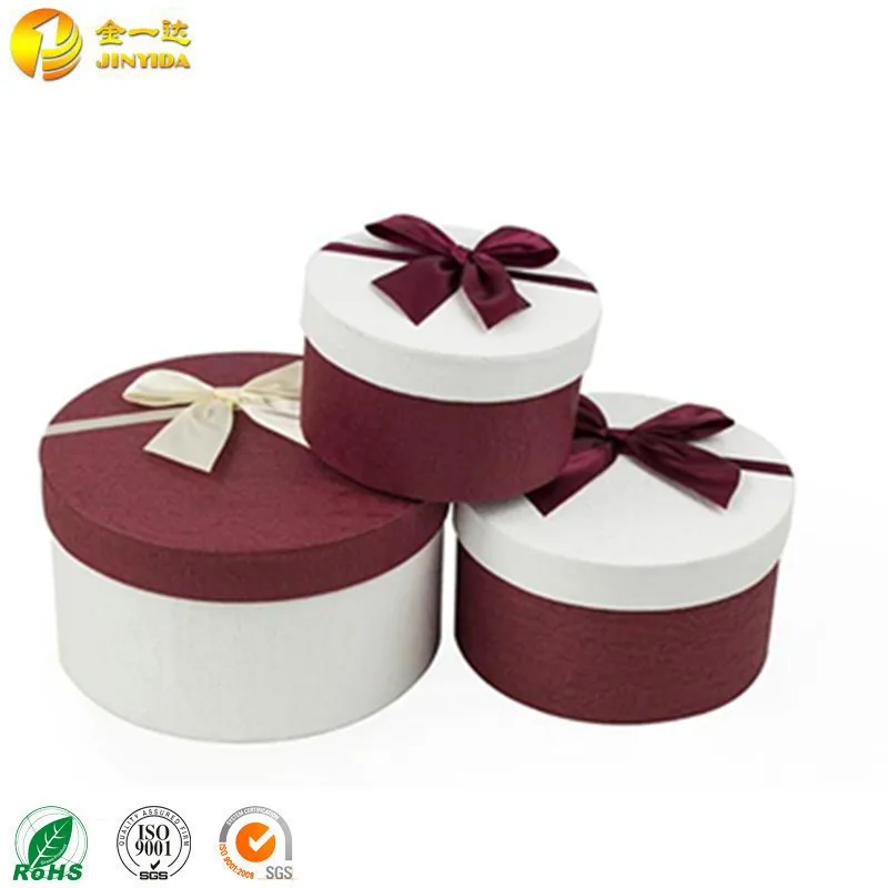 Cute Round Decorative Cardboard Cookie Gift Box With Lid Buy
