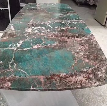 Amazonite Green Granite Slab For Kitchen Countertop Coffee Table