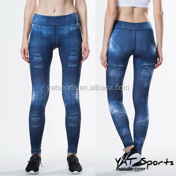 jean look leggings