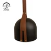 Modern simple fancy lights for home decoration aluminium leathers pendent lamp