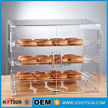 Acrylic Kotak Roti Kotak Kue Baker Kabinet Model Akrilik 