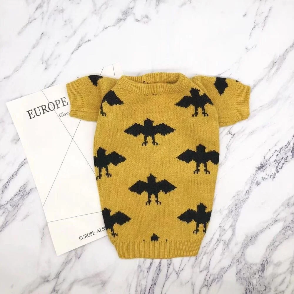 
OEN/ODM autumn and winter new pet clothing animal pattern knit pullover dog sweater 