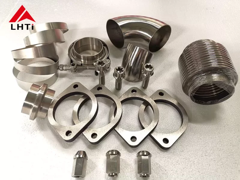 1.5D Gr2 3.0" titanium loose pie cuts 9 degree pipe cutting product hot sale for motorcycle exhaust