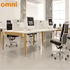 Executive Office Desk Partitions Division Office Furniture Table Designs 4 People Office Desk