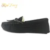 Custom warm cow suede upper women moccasins shoes