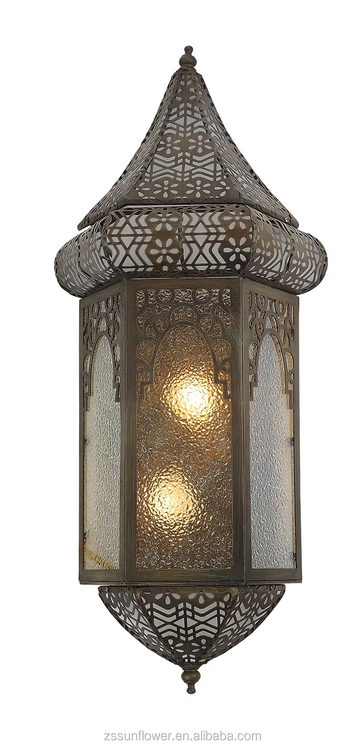 Arabic Polyhedral wall lighting fixtures for restaurant