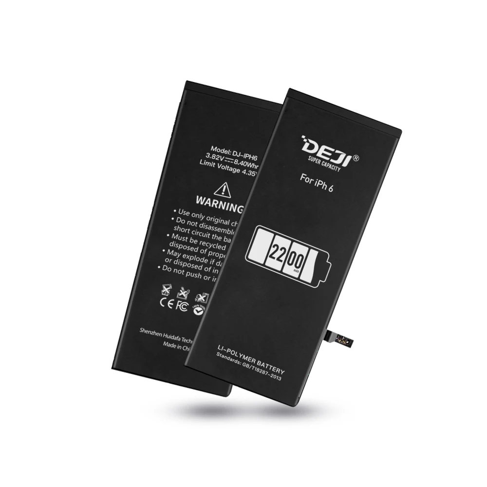 

2018 new product for phone 6 battery for 6s mobile phone battery 2200mah
