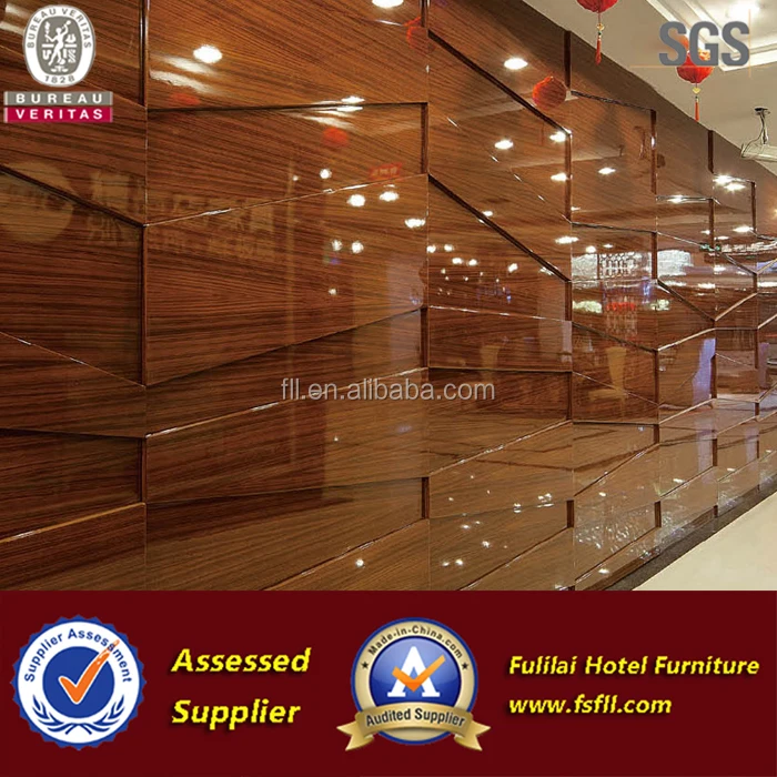 
Customized interior wall panels hotel fixed furniture for 5 star hotel 