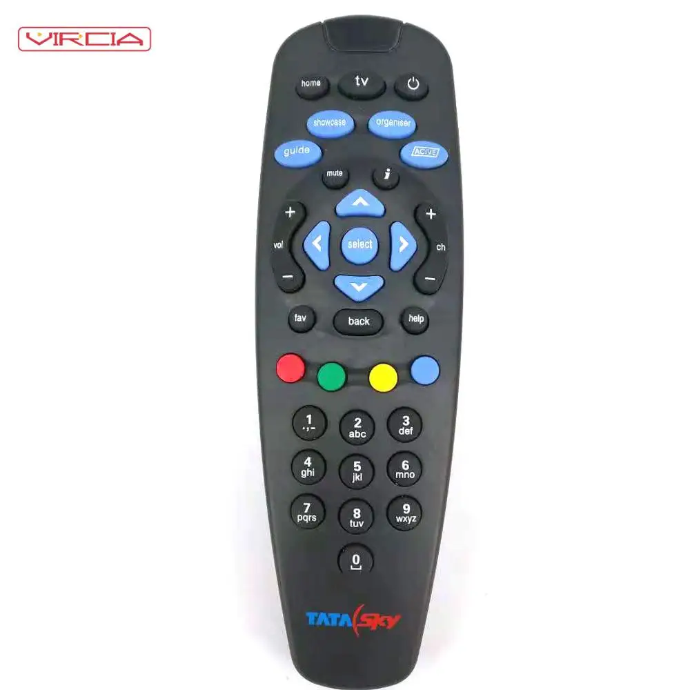 VIRCIA TV Remote Control for TATA SKY 35 Keys Compatible DTH TV Settop Box Remote