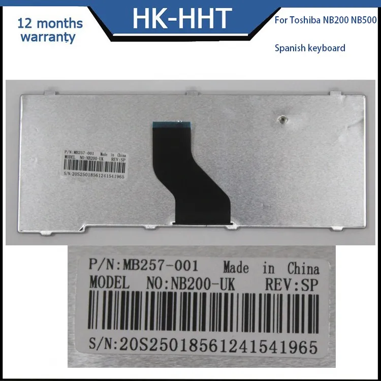 Toshiba NB500 NB505 NB200 Spanish keyboard-5