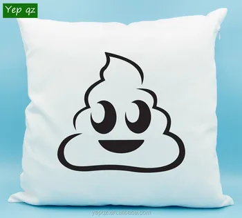 Best Selling Yiwu Factory Funny Shit Shape Pillow Case Custom