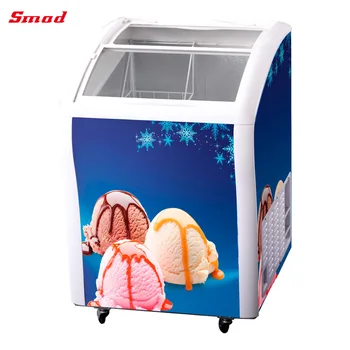 Ice Cream Glass Top Deep Freezer