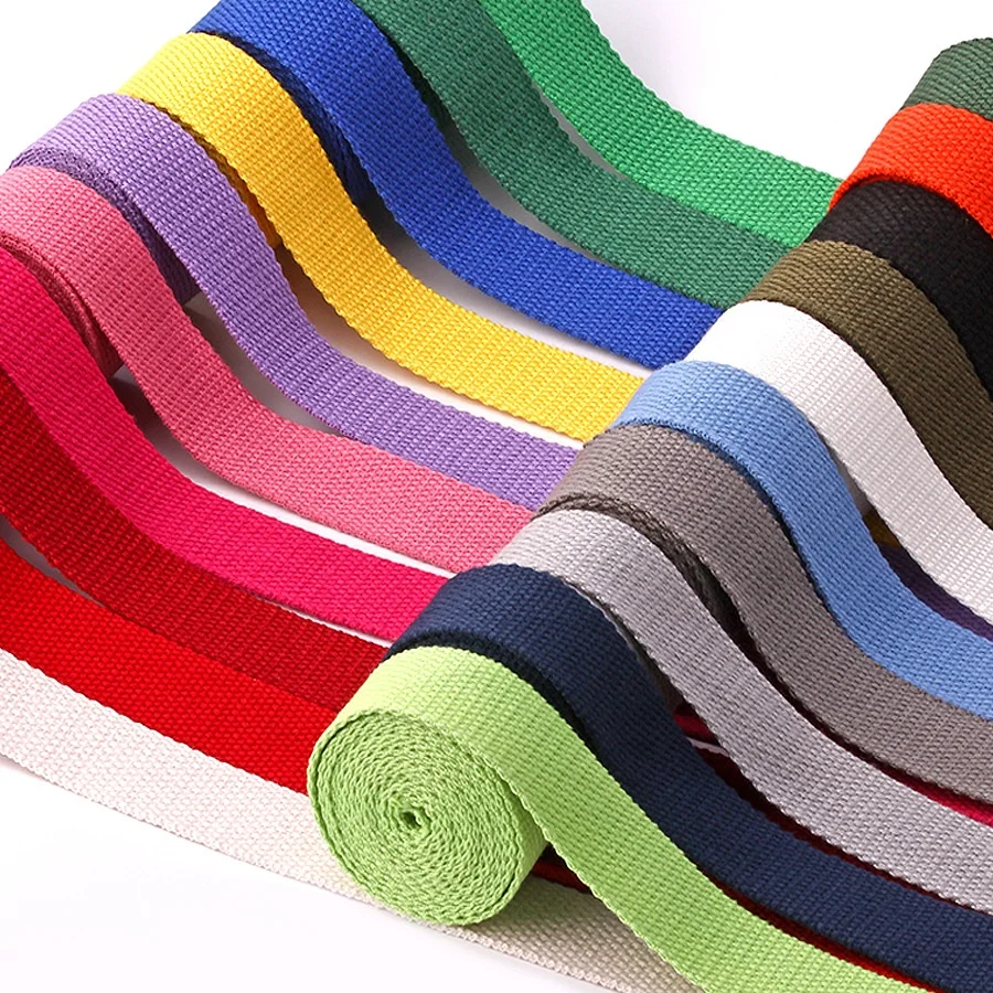 

Meetee Colorful Cotton Webbing Bag Strap Clothes Decoration Ribbon