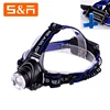 New Promotion 10W High Power Adjustable Zoom Aluminum LED Rechargeable Hunting Head Torch
