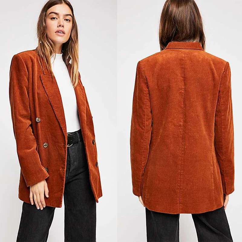 

2018 Winter Office Clockwork Blazers Ladies Women, Red