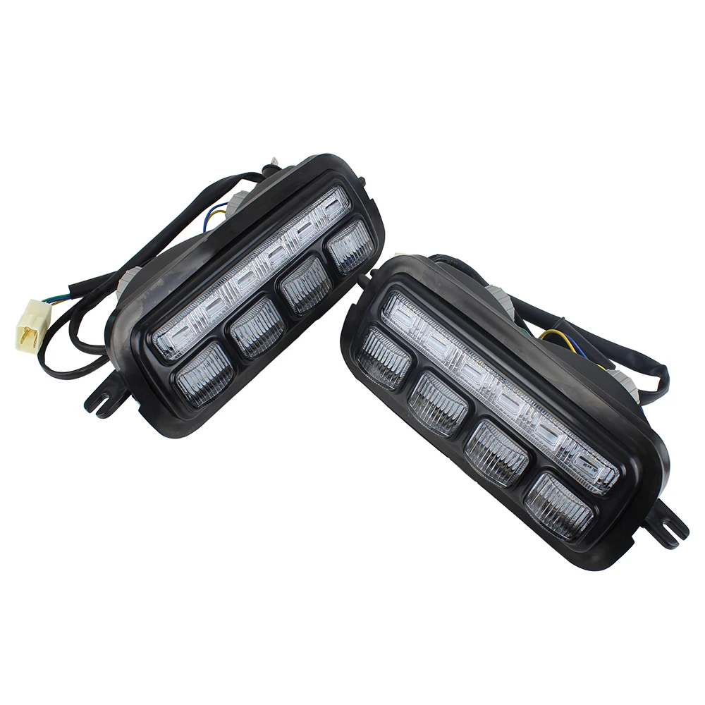 LED Day Time Running Light Fits for Lada Niva 4x4 1995+ Parts Daytime Running Light DRL Turn Signals