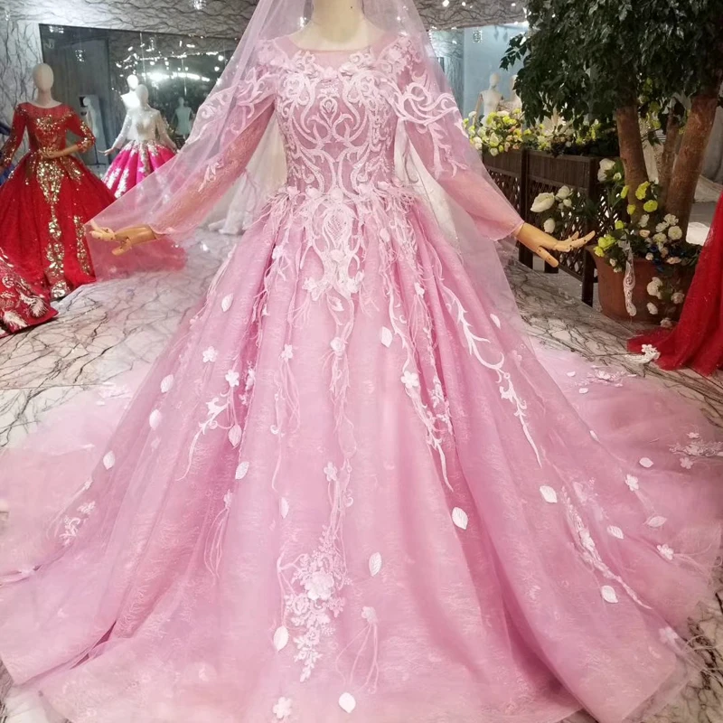 

Jancember HTL043 Jancember pink luxury tulle traditional formal evening dress online shopping flowing long chiffon evening dress, Red