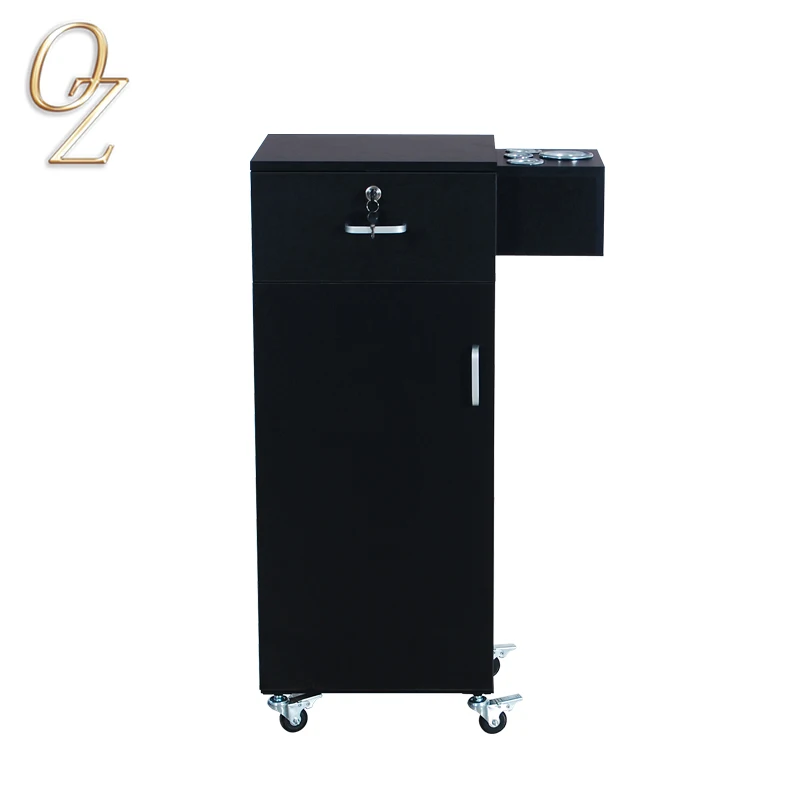Black Hair Salon Stylist Rolling Cart Wholesaler Hair Salon Work