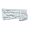 Competitive Price and Good Quality Computer Desktop White And Black Wired Keyboard And Mouse Combo