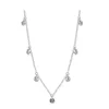 925 sterling silver hot sale silver CZ necklace jewellery