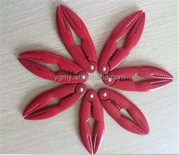 

seafood Enameled Crab Cracker seafood tool lobster cracker, Silver