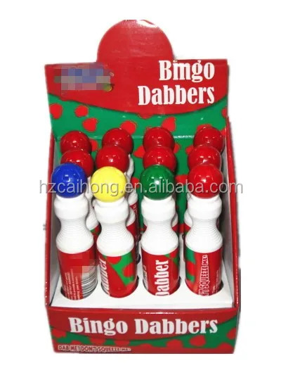 Best selling 40ml hangzhou rainbow Bingo marker pen for bingo blower machine