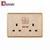Free Sample 13 amp switched socket uk electric wall socket
