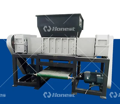 Double Shaft Waste Textile Shredder