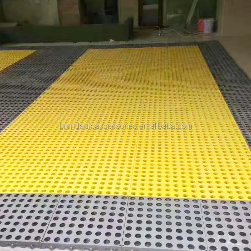 Multipurpose High Quality Garage Tile Black Interlocking Pvc