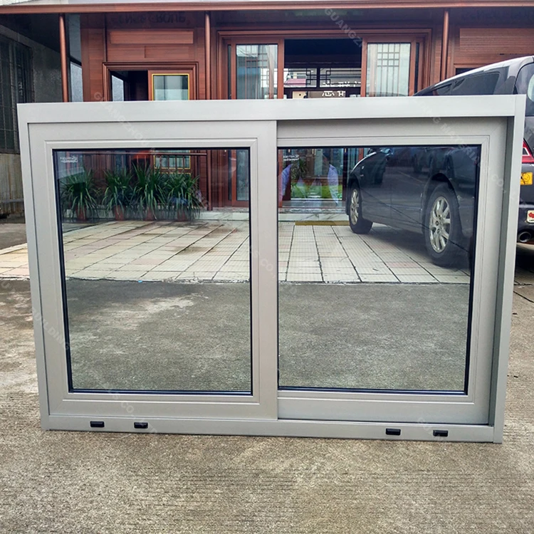 Custom size silver interior aluminum sliding window frame price philippines
