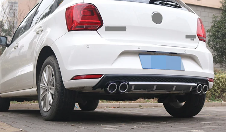 High Quality Rear Bumper Plate Rear Lip For Vw Polo 2014+ - Buy High ...