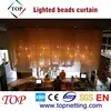 String lighted beads curtain