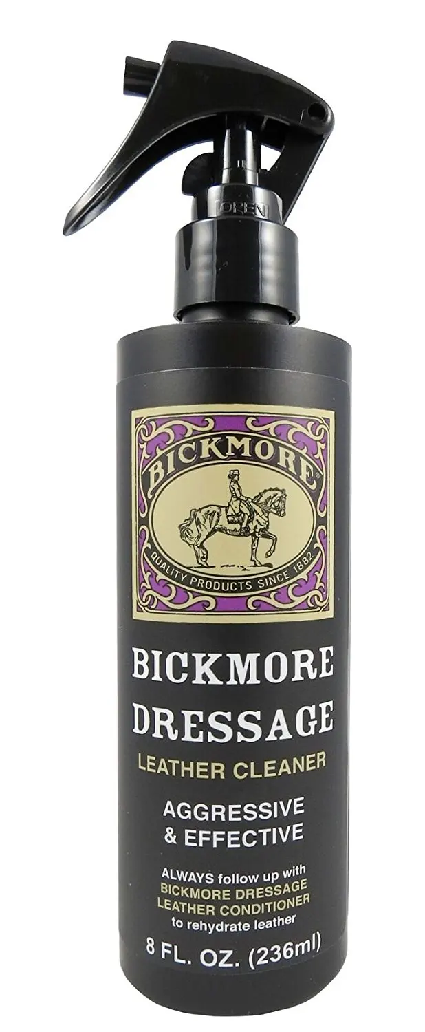 Bickmore Dressage Leather Cleaner- Great for Dressage English Riding Boots Saddle Bridle Tack Whip and More. Removes Surface Dirt, Grime, Sweat and Salt From Smooth Finished Leathers