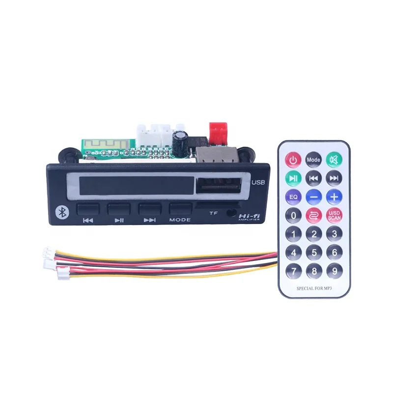 

JQ hot sale products 12v usb sound module mp3 mp4 board decoder