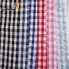 2019 New popular fabric textile men's shirt cloth clothing shirting 100% cotton check crepe seersucker fabric