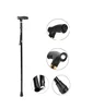 China aluminium alloy medical height adjustable walking cane with Led light