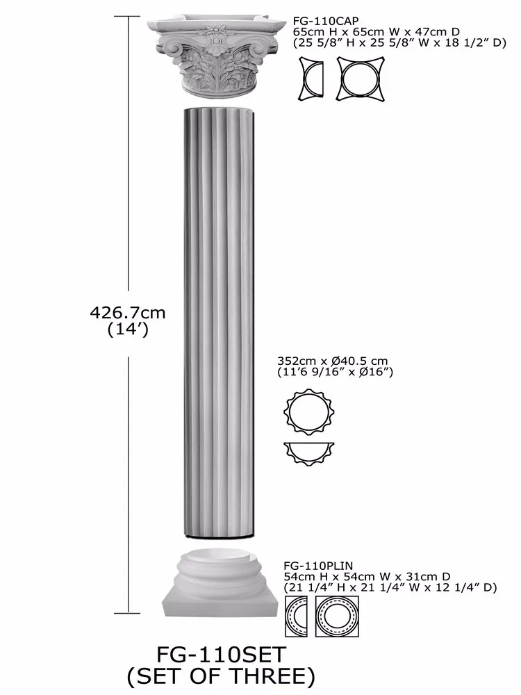 Römische Säule Design Mit Hoher Qualität und Guter preis 