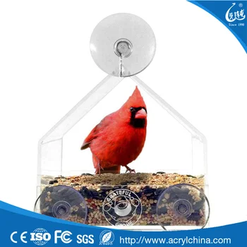 Wholesale Custom Hanging Acrylic Bird Feeder Vietnam Decorative