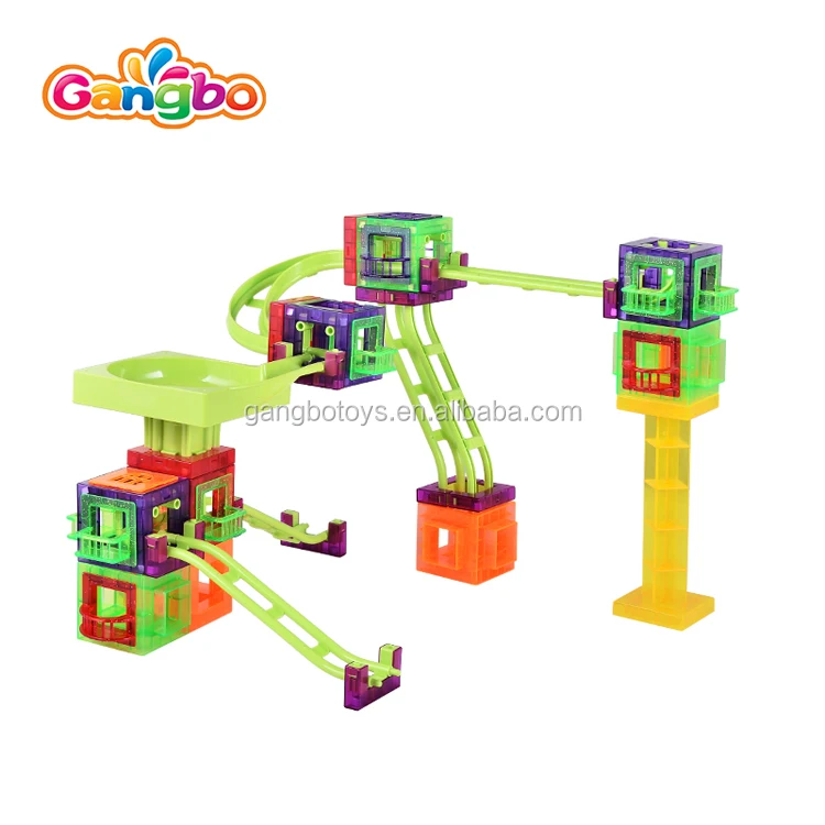 56pcs Roller Coaster With Blue Plastic Strong Storage Box Oem