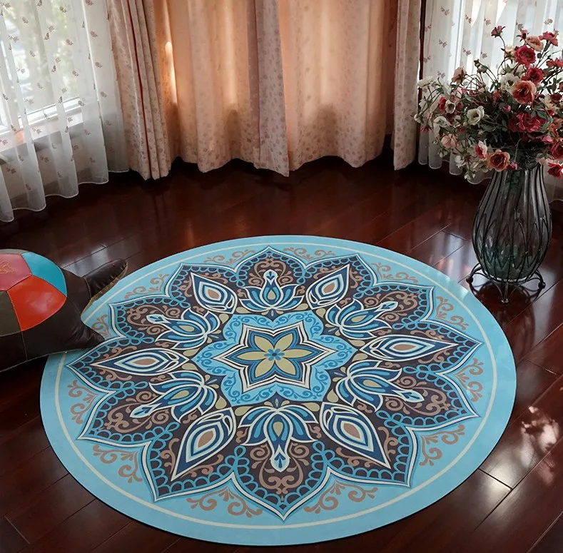 Custom Print Round Yoga Mat Circle Exercise Mat Buy High Quality