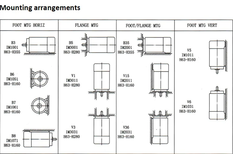 Customized Frequency Totally Enclosed Electric Motor 50kw Ac Motor