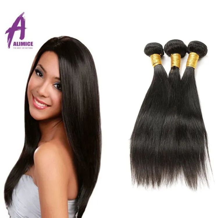 

Free Sample Hair Bundles Wholesale Grade 10A Unprocessed Brazilian Virgin Hair, Natural black 1b;1#;1b;2#;4# and etc