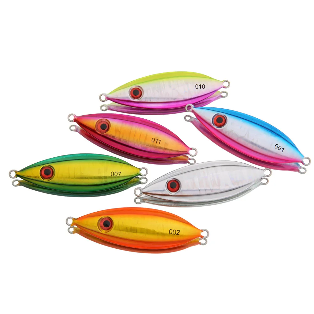 

FSTK 40/60/80/100g korea atmosphere jig fishing gifts metal sea fishing lures blank tackle